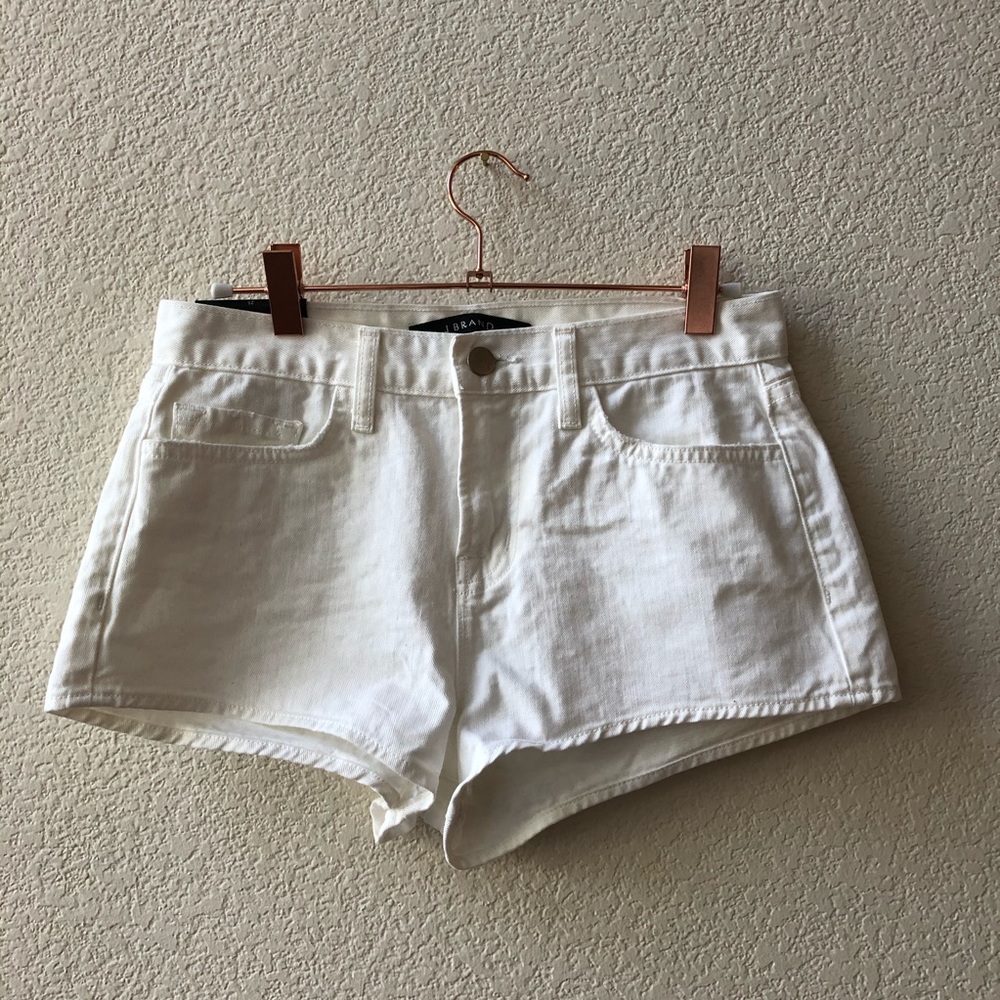 J brand • hot pant in Idol (white)